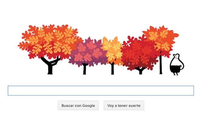 Equinoccio de otoño en Google