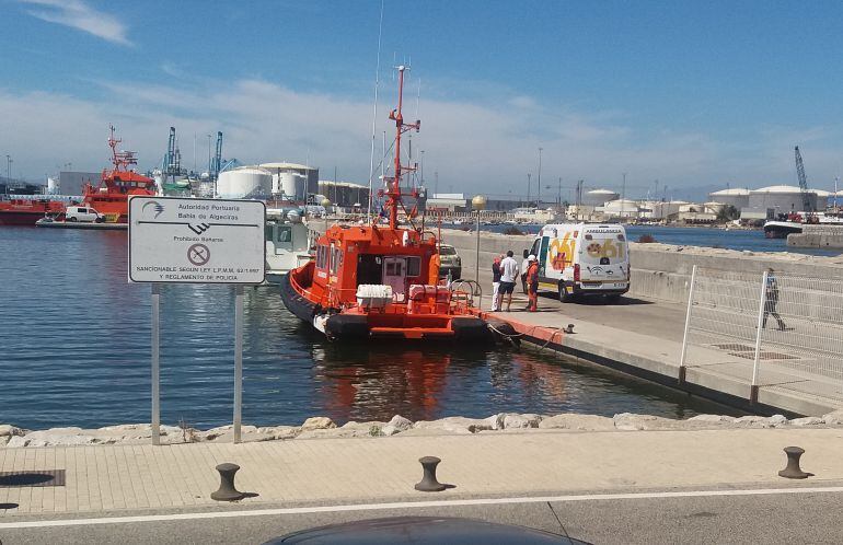 Una lancha de Salvamento Marítimo
