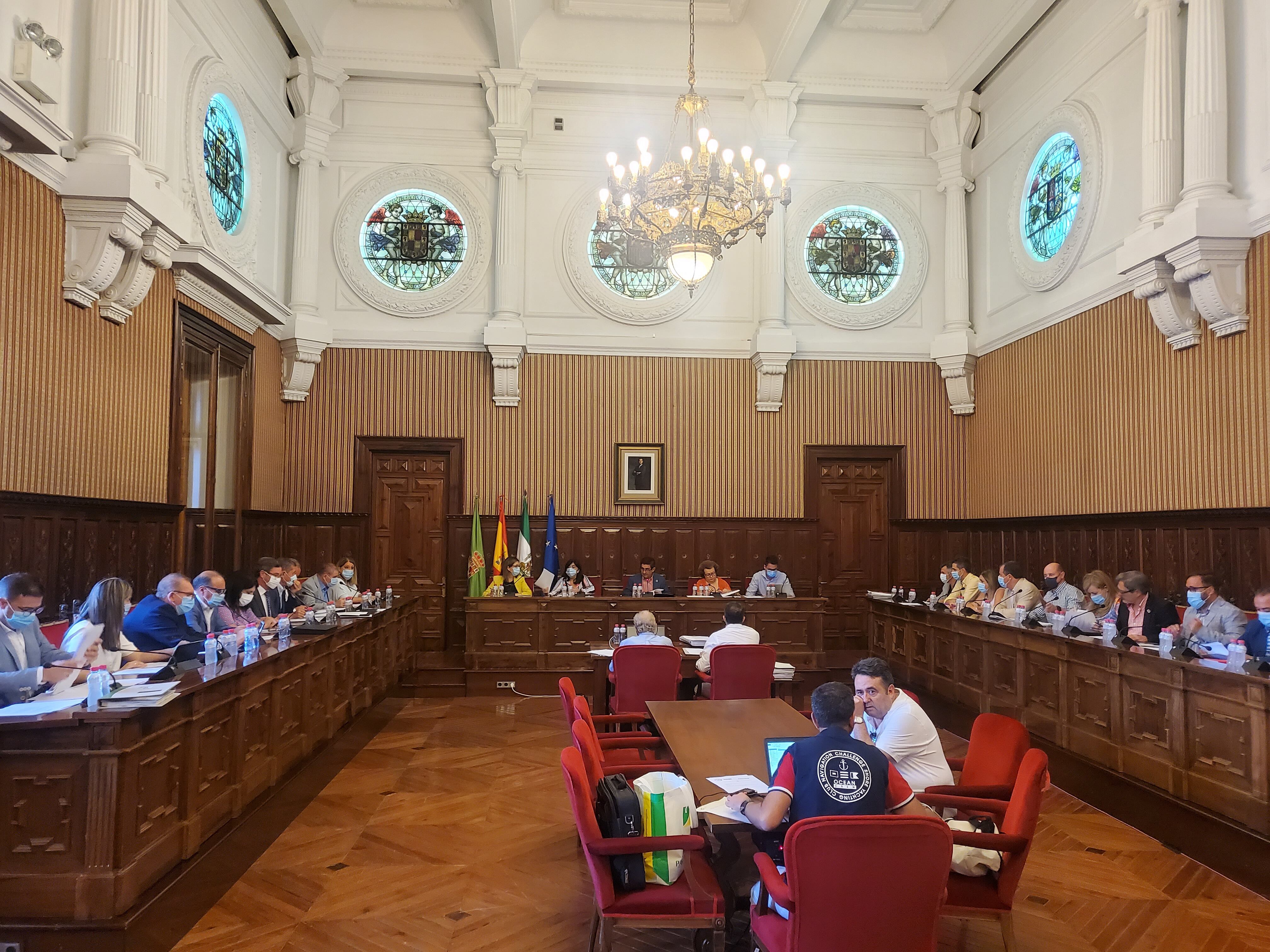 Pleno de la Diputación Provincial de Jaén celebrado este lunes.