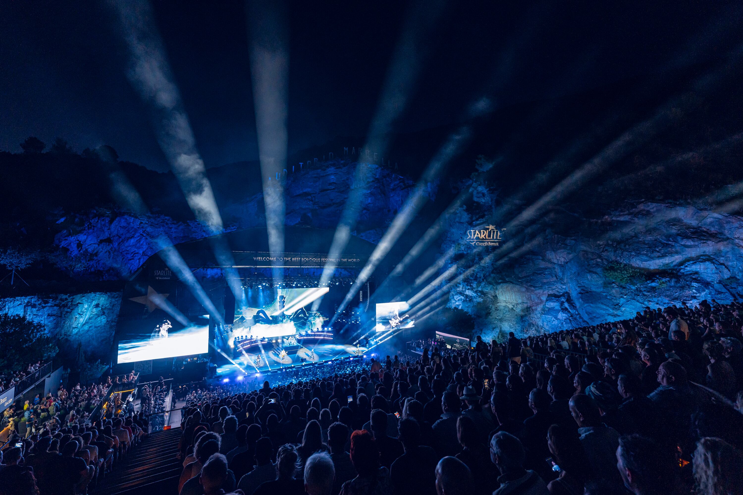 El legendario grupo de rock estadounidense ‘Scorpions’ llenó el escenario de la Cantera e Nagüeles el pasado mes de julio