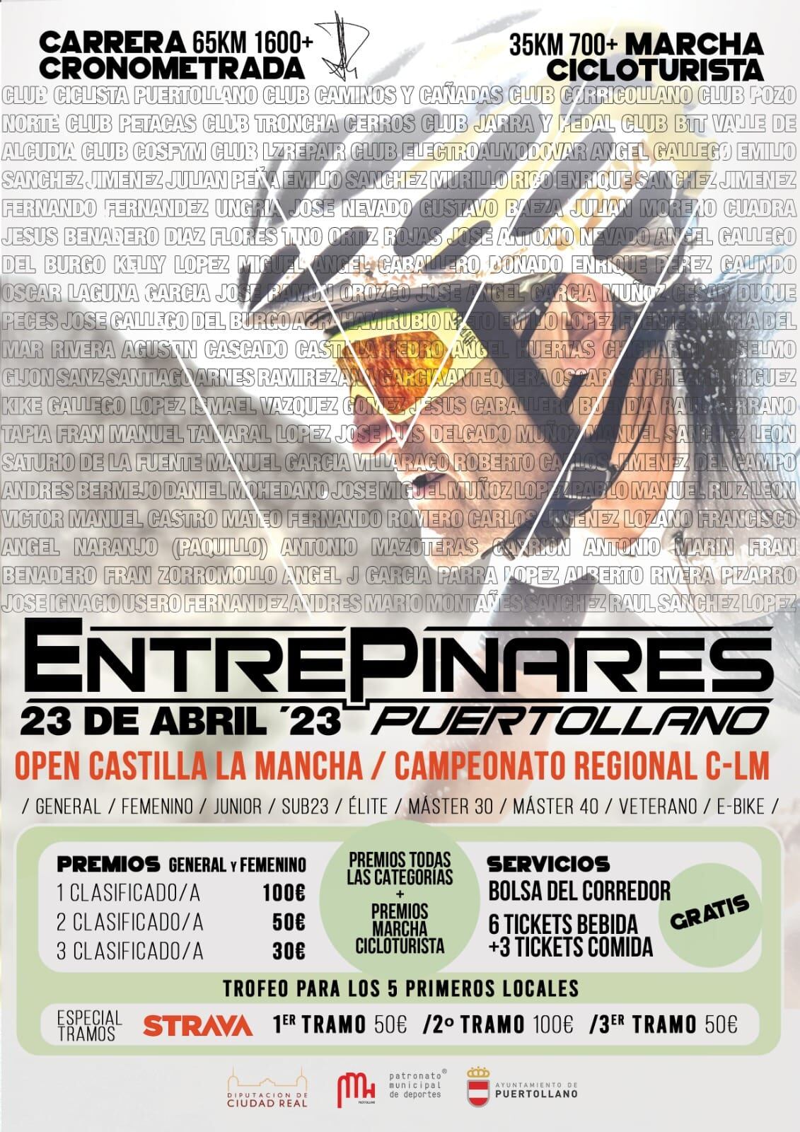 Cartel Entrepinares 2022 en Puertollano