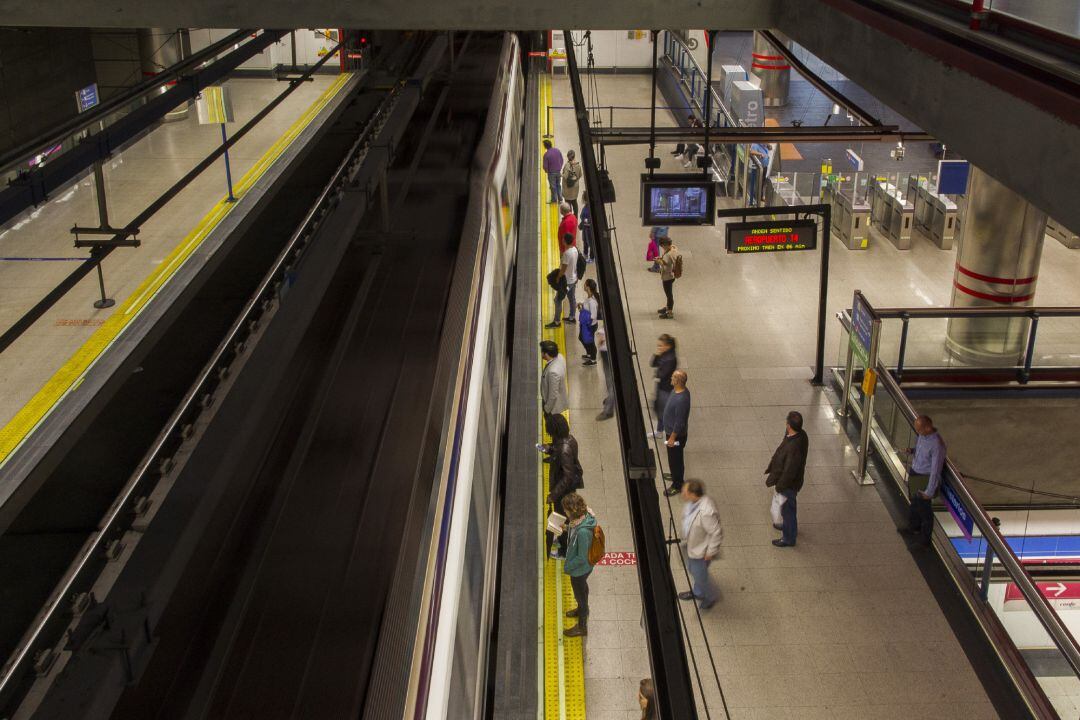 Estación de Metro de Madrid.