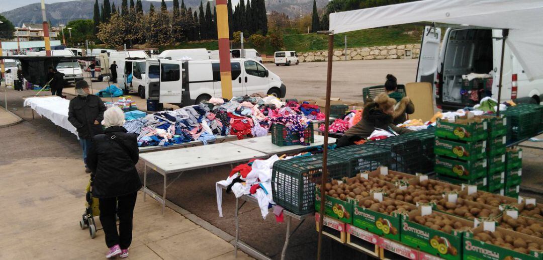 Mercadillo de Jaén.