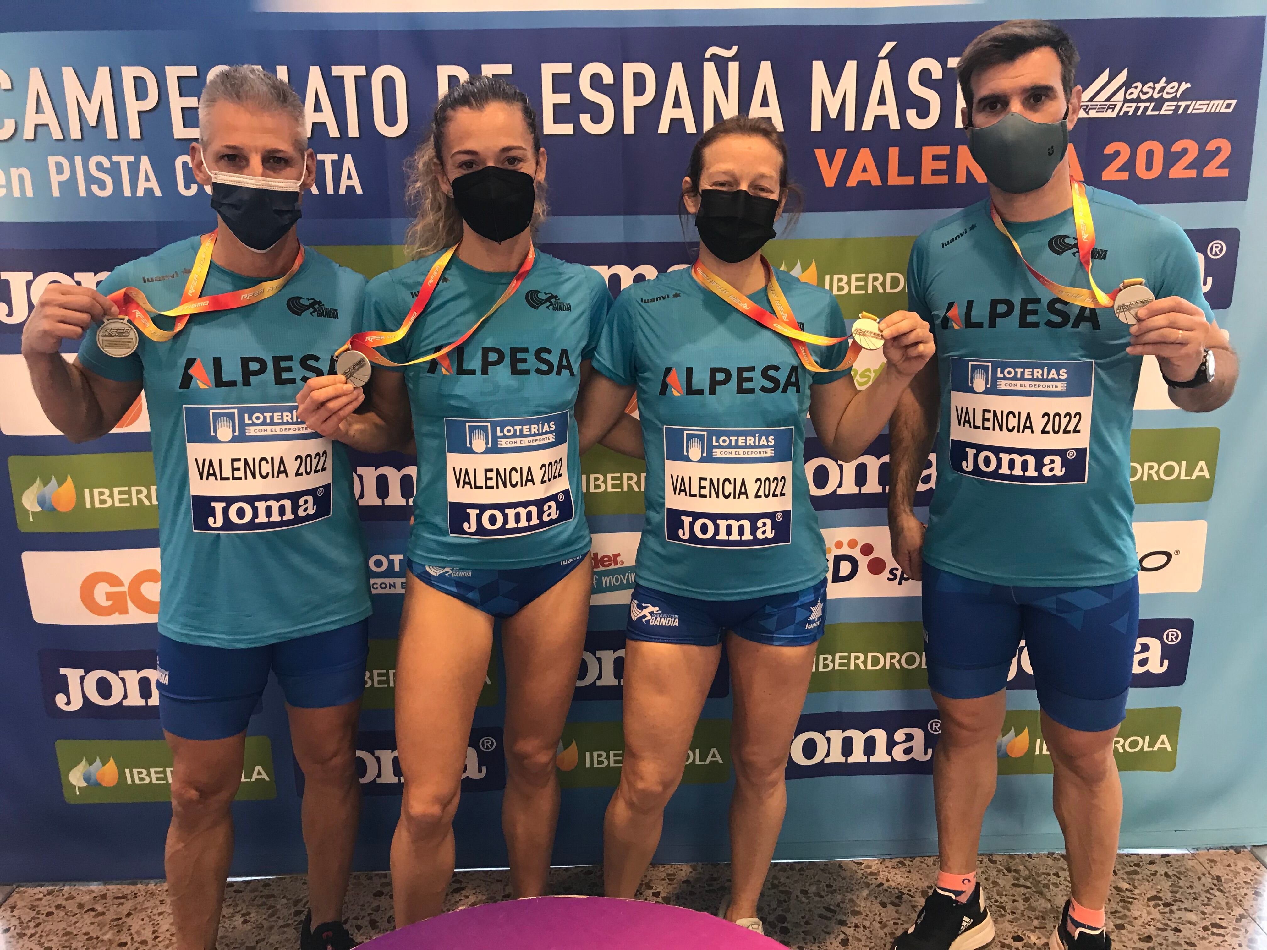 Pleno de medallas para el CA Gandia Alpesa