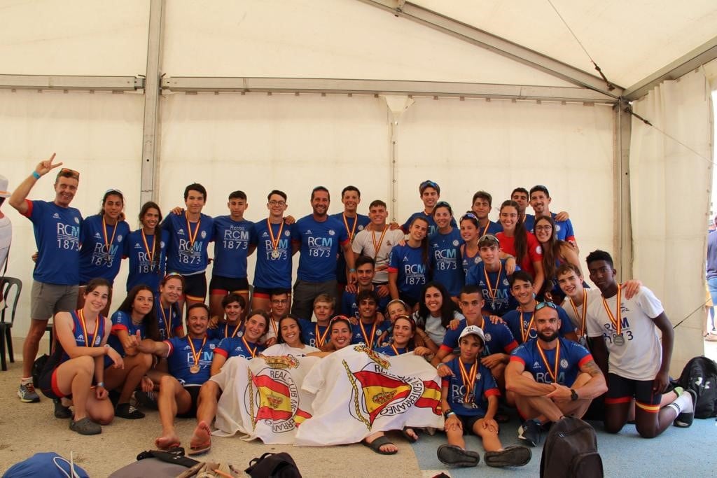 El Club Mediterráneo subcampeon de España de remo en Alicante