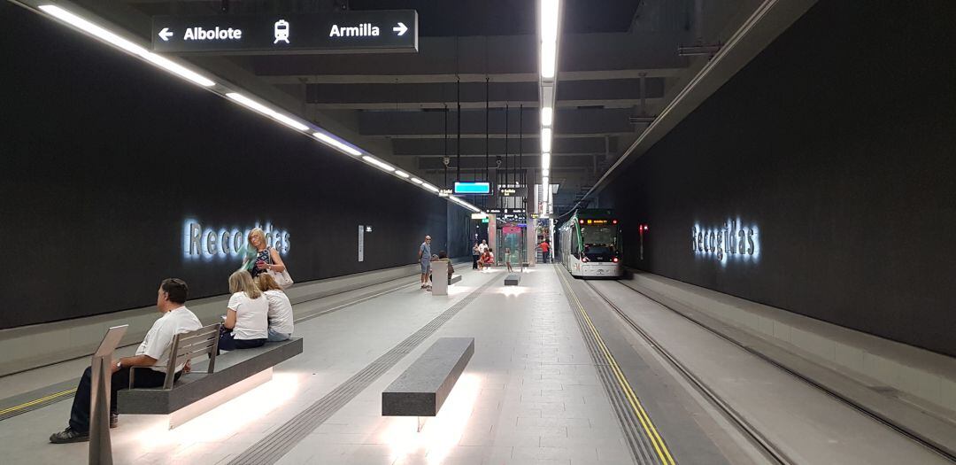 La estación de Recogidas, con menor afluencia