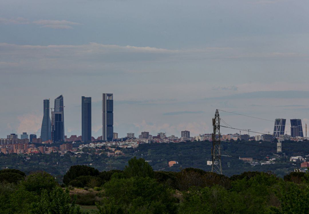 Imagen panorámica de Madrid tomada desde Pozuelo de Alarcón.