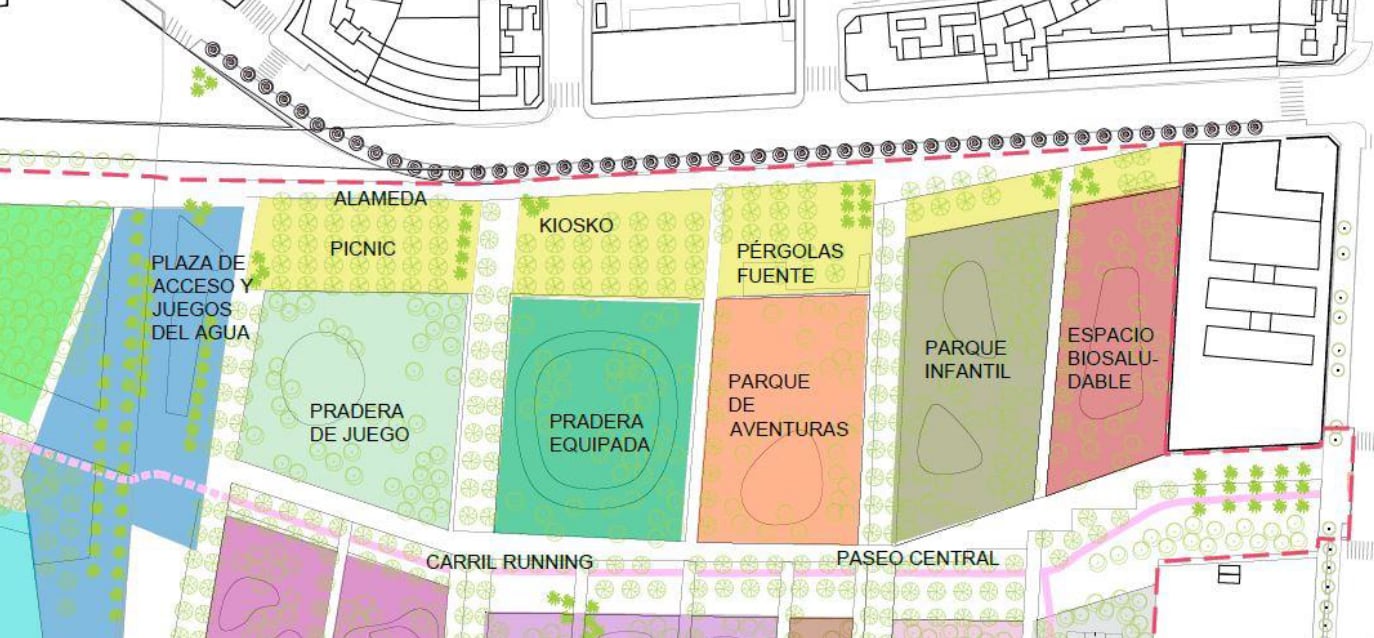 Plano de la Fase I de Censal Parc