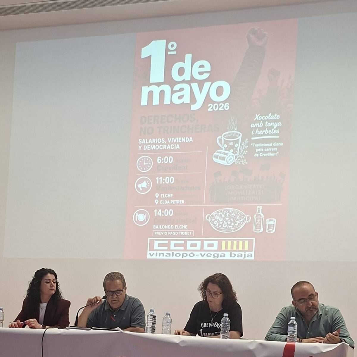 CCOO llama a llenar las calles este Primero de Mayo para reclamar más salarios, vivienda digna y una “democracia plena”
