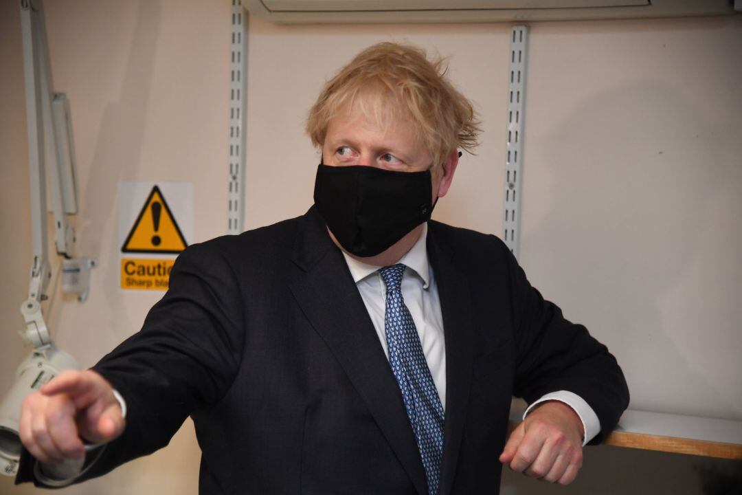 El primer ministro de Reino Unido, Boris Johnson