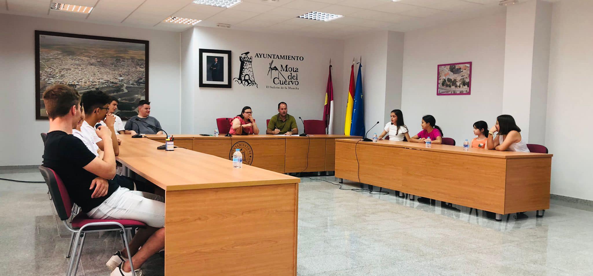 Imagen del pleno, que tuvo lugar en el Ayuntamiento moteño