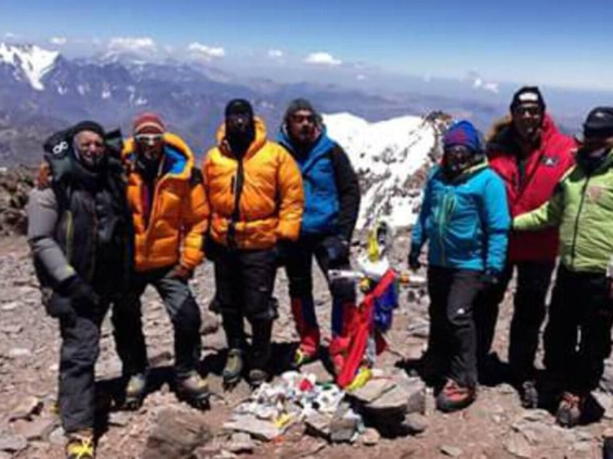 30 veces en la cima del monte Aconcagua