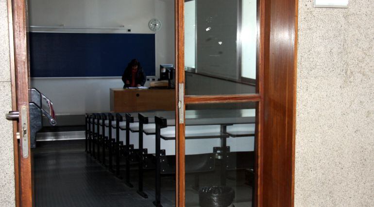 Imatge d'arxiu d'una àula del campus Ciutadella de la Universitat Pompeu Fabra
