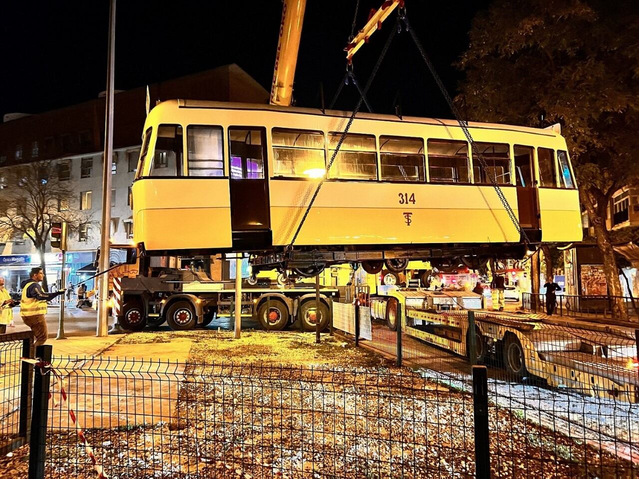 Tranvía 314 de Sevilla restaurado