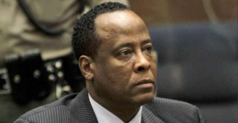 El exmédico personal de la estrella del pop Michael Jackson, Conrad Murray.