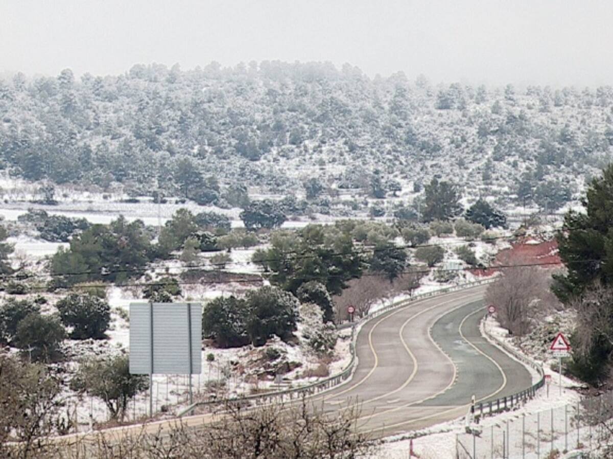 Aviso especial por nieve y frío hasta el viernes