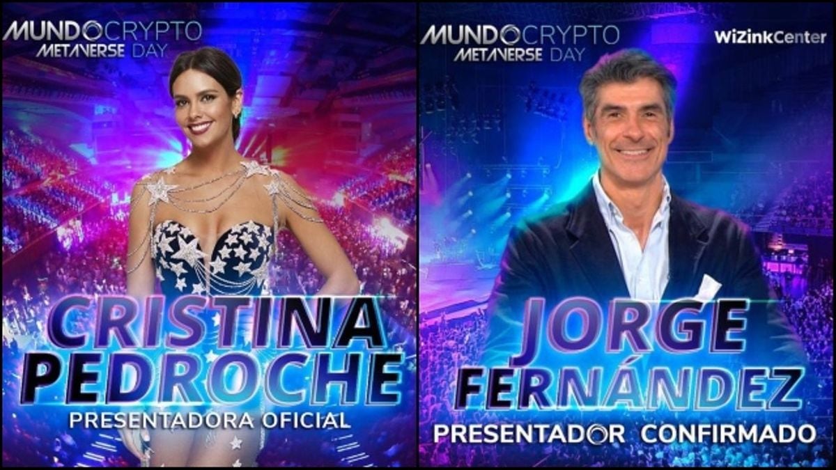 Cristina Pedroche y Jorge Fernández iban a ser los presentadores de Mundo Crypto.