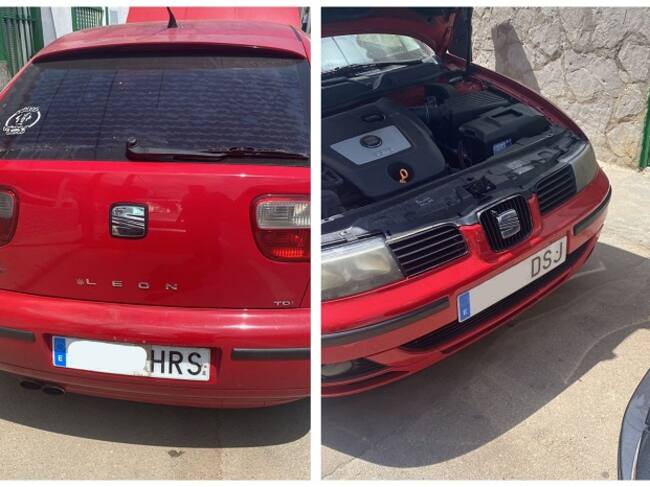 Vehículo recuperado por la Policía