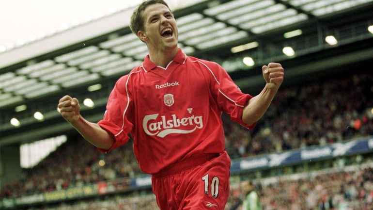 Michael Owen ganó el Balón de Oro de 2001 cuando militaba en el Liverpool.