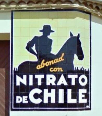 Azulejo publicitario Nitrato de Chile