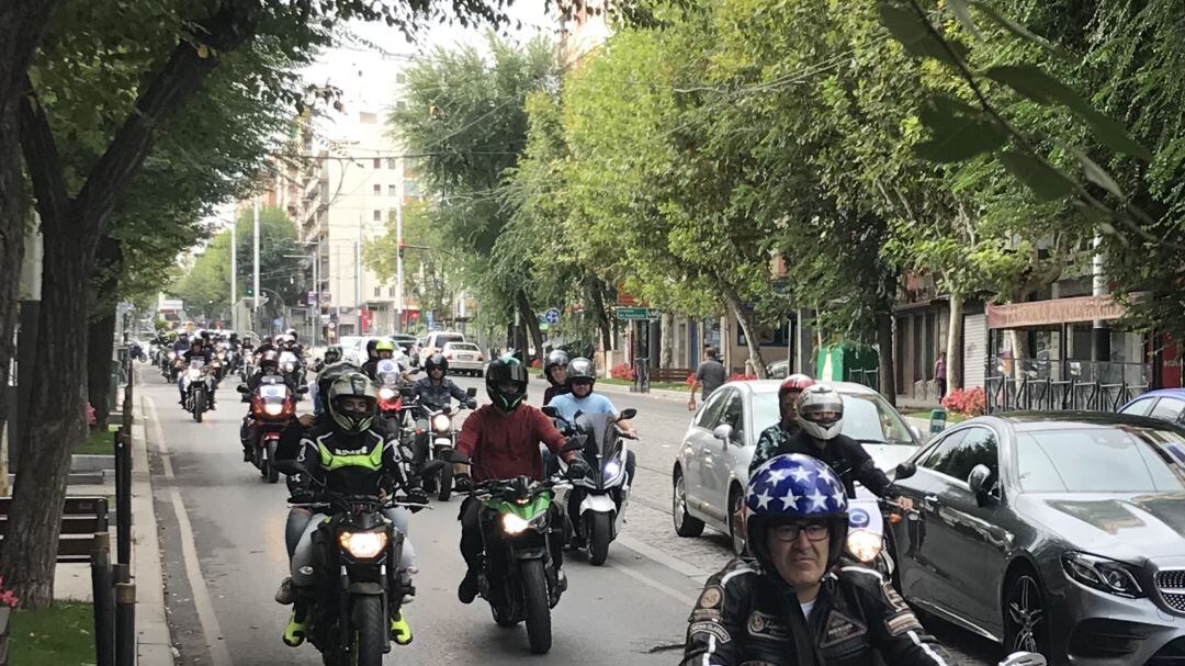 Concentración de motos.