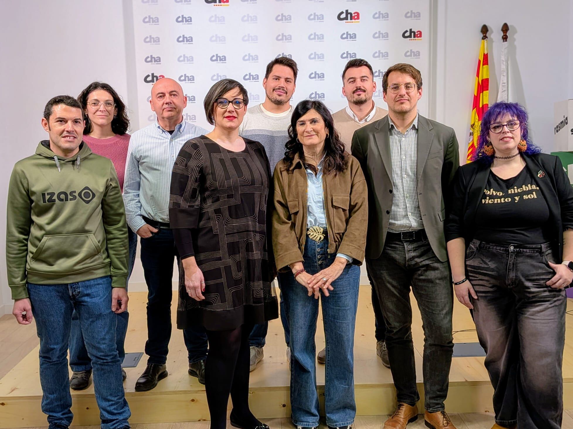 Candidatos de CHA a las próximas elecciones autonómicas