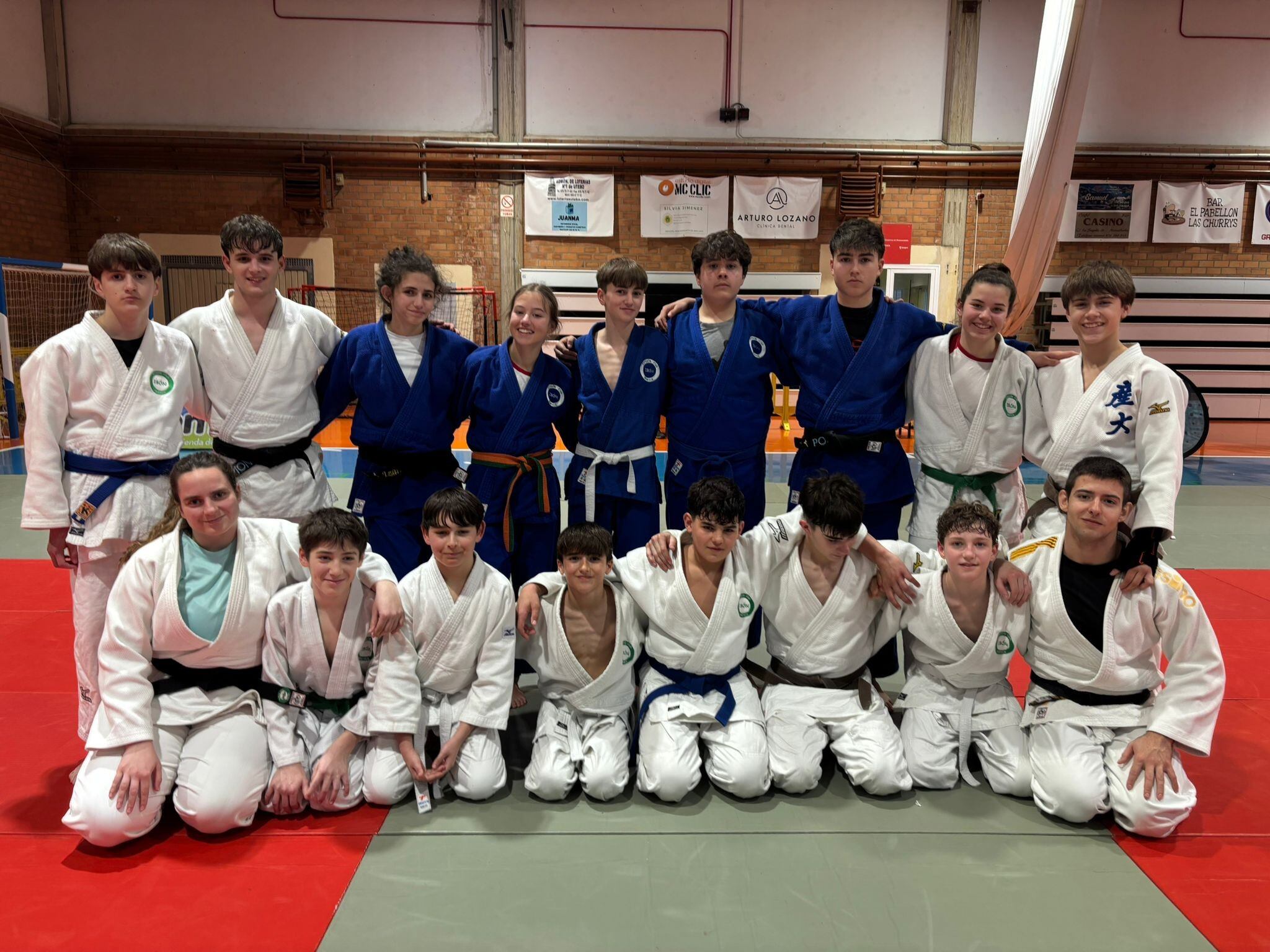 Deportistas del Club Judo Ibón Huesca