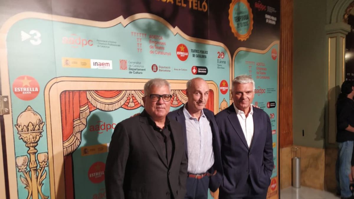 Tricicle: "portem 40 anys i és el primer premi que ens donen a Catalunya"