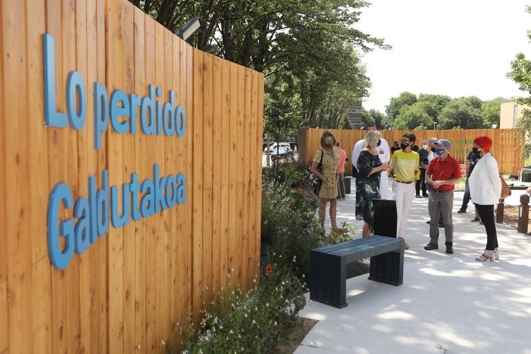 La Presidenta Chivite confía en que el jardín homenaje a las víctimas del COVID-19 se convierta en una herramienta de memoria colectiva