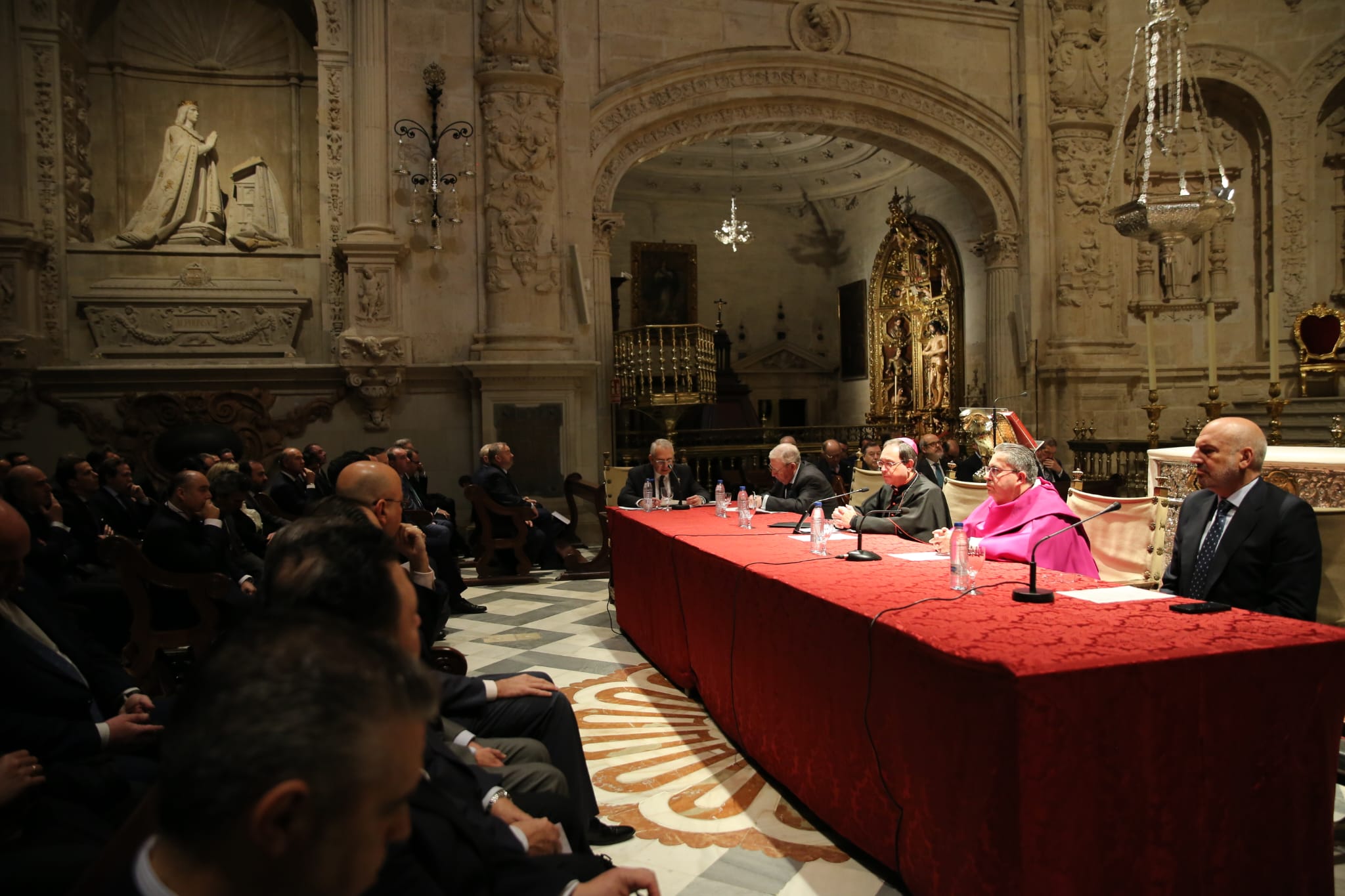 Imagen del Cabildo de Toma de Horas celebrado este domingo en la Capilla Real de la Catedral
