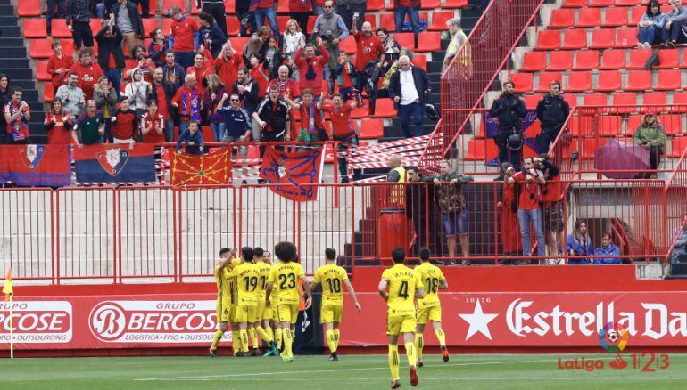 Celebración gol de Osasuna