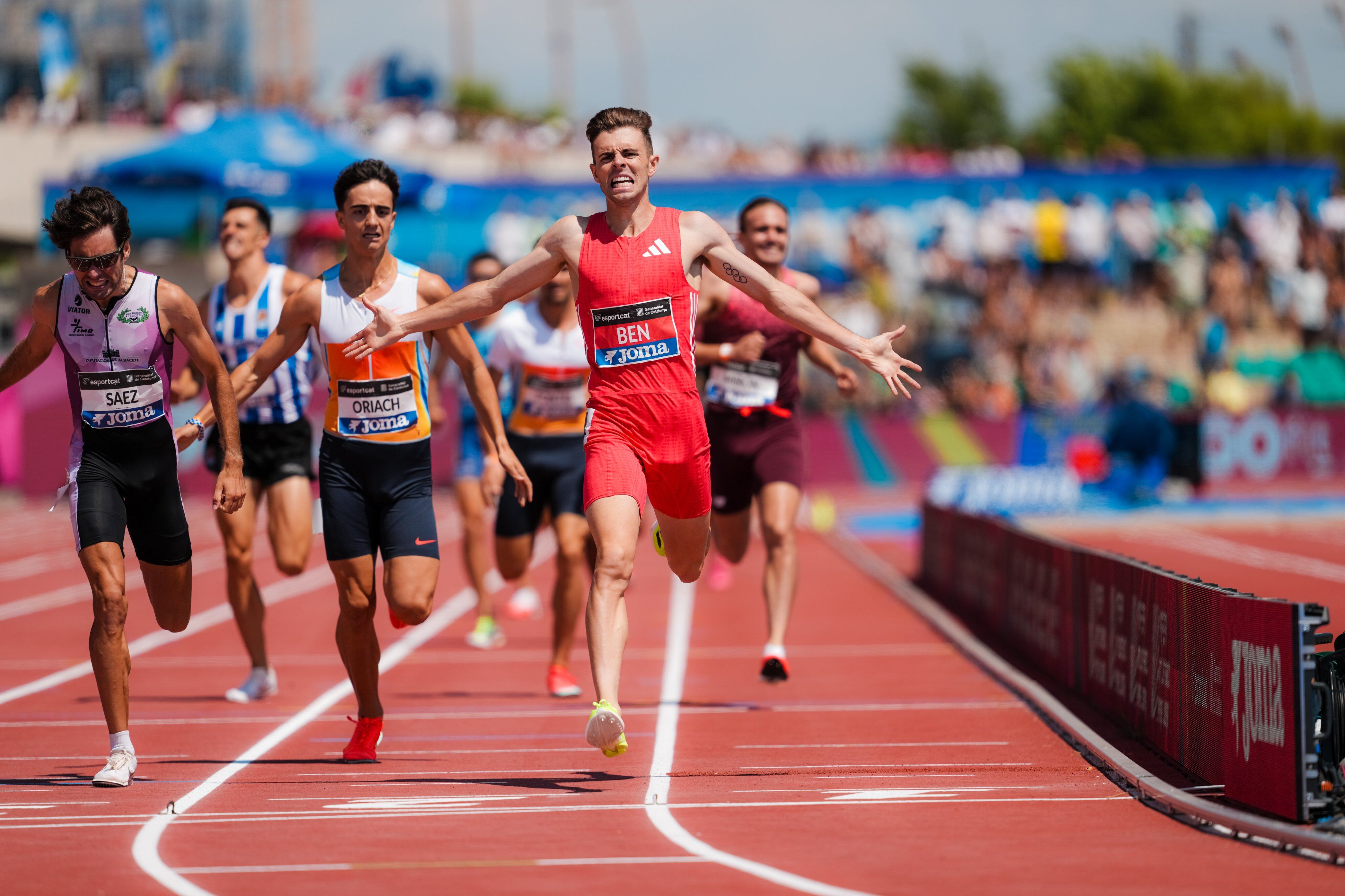Pol Oriach entró tercero en el 1.500 del Campeonato de España de atletismo