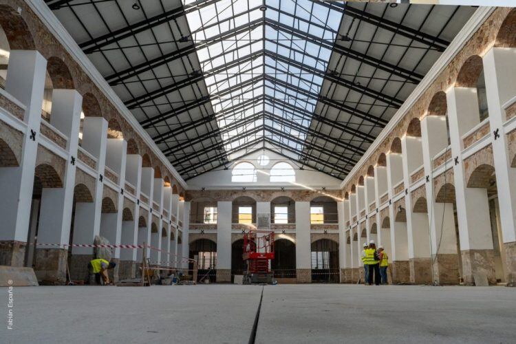 Obras del nuevo Mercado en La Línea