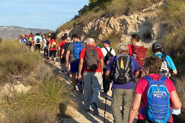 Día del senderista en Sax