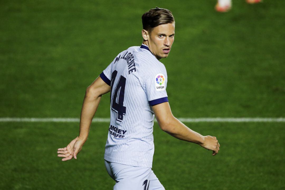 Marcos Llorente, en el partido entre Osasuna y el Atlético.