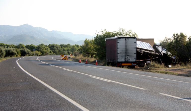 Imatge d'un accident a la N-340 d'aquest any.