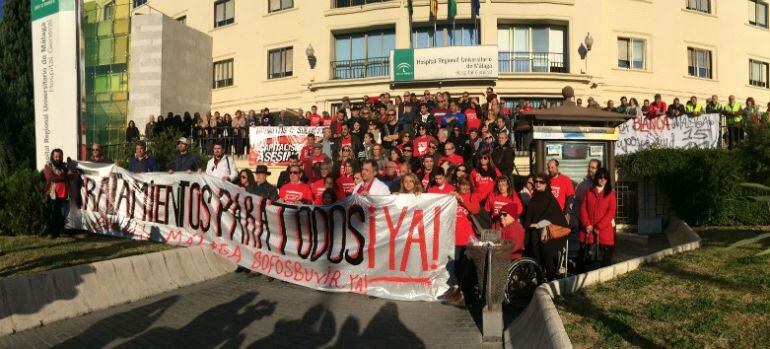 Concentración afectados Hepatitis C en Málaga