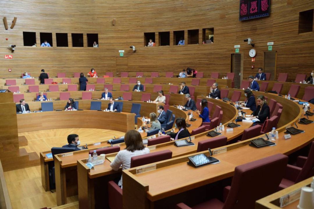 Sesión del Ple de Les Corts Valencianes 