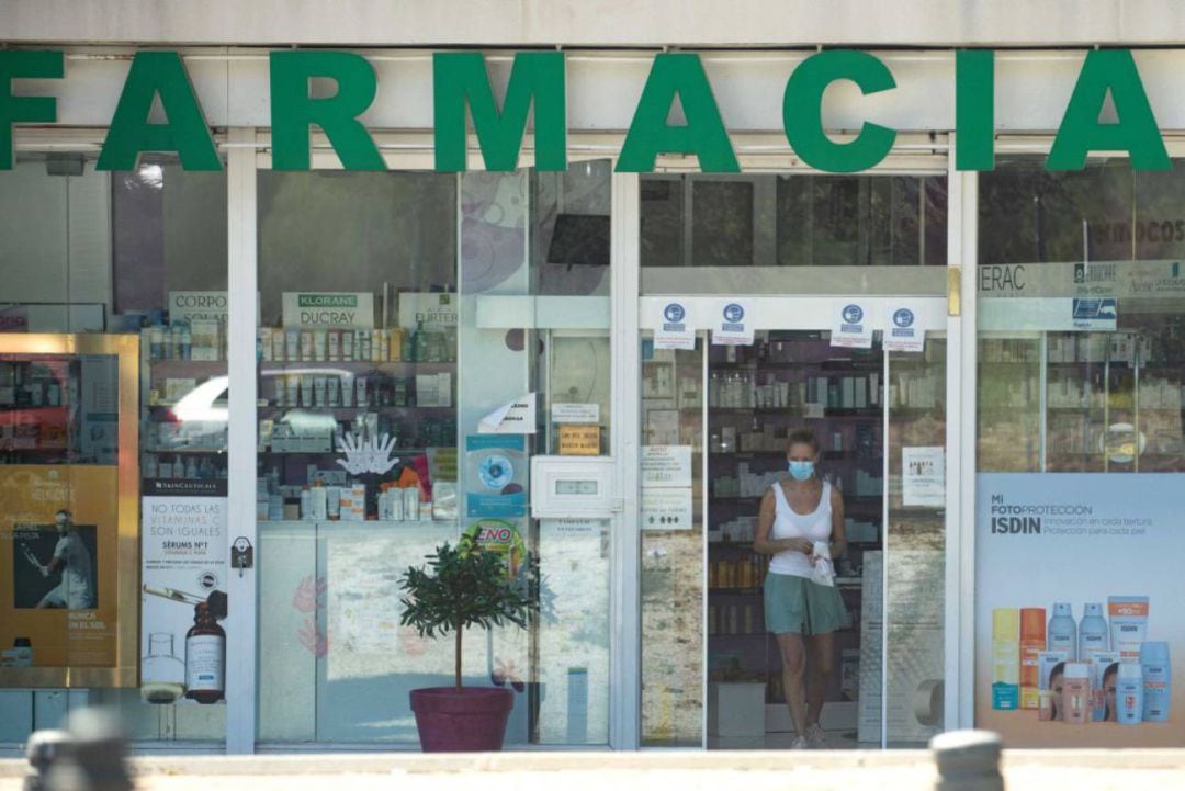 Imagen de archivo de una farmacia