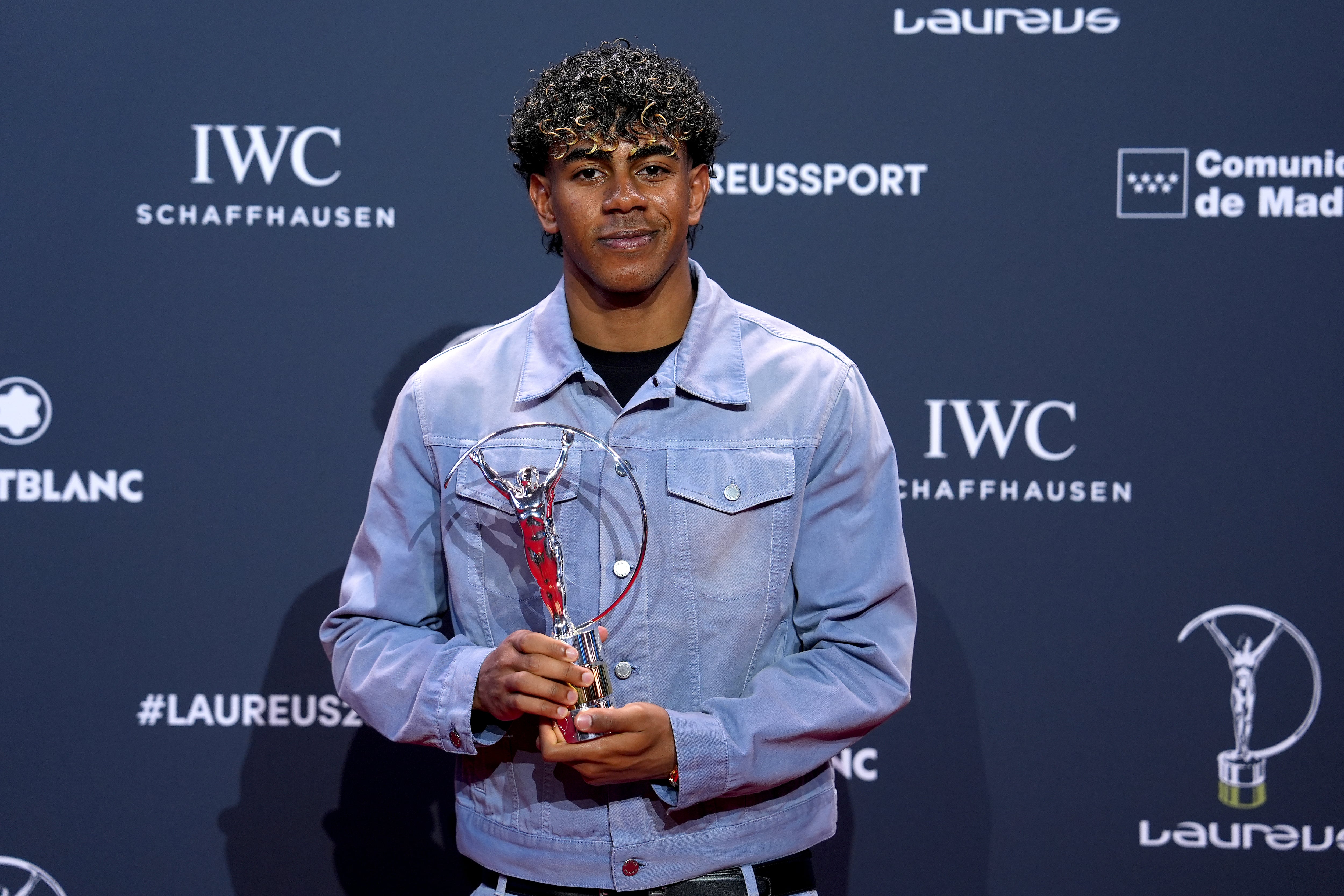 Lamine Yamal, durante los Premios Laureus 2026