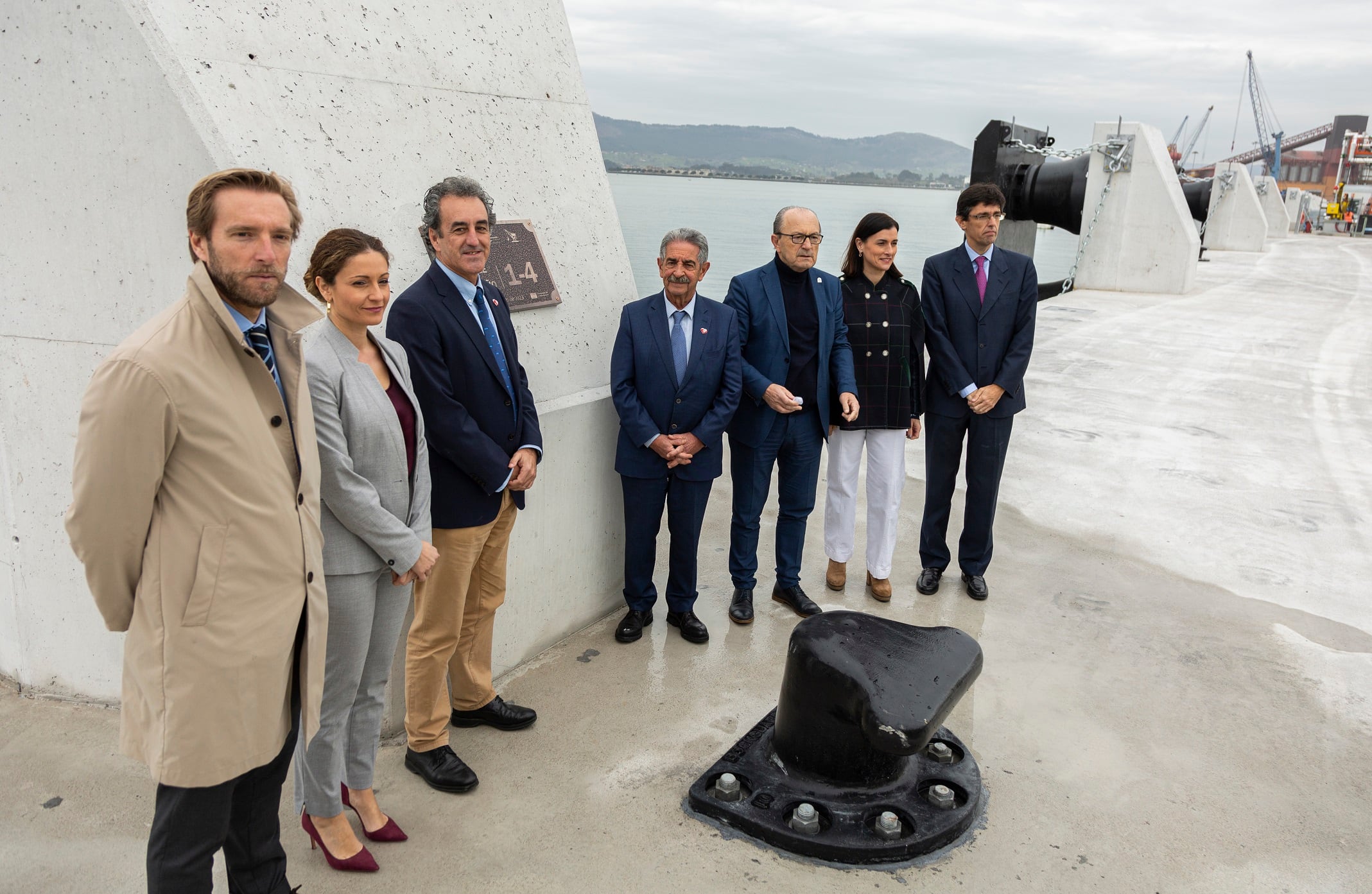 Inauguración del Muelle de Maliaño.