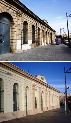 El antes y después de la rehabilitación de la estación del Grao