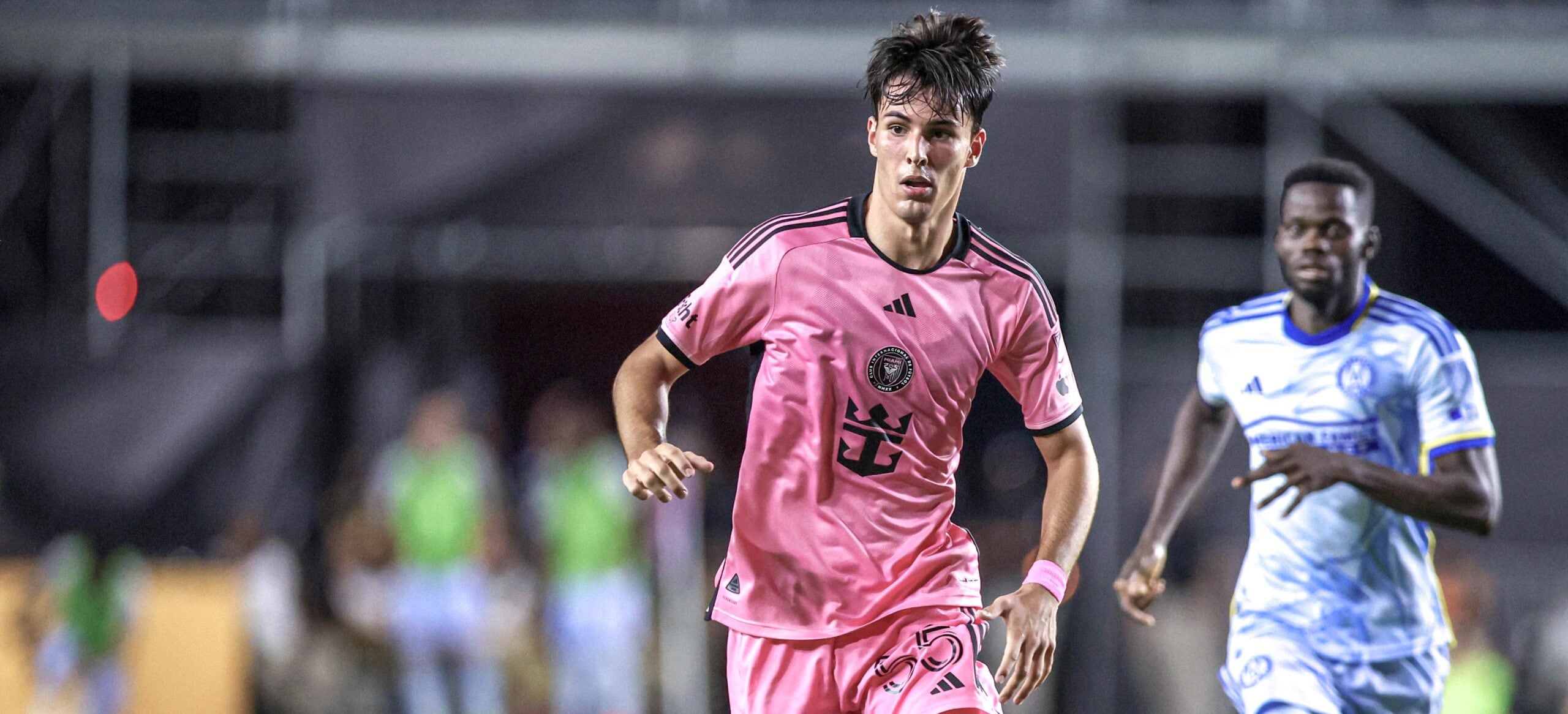 Fede Redondo en un partido con el Inter de Miami