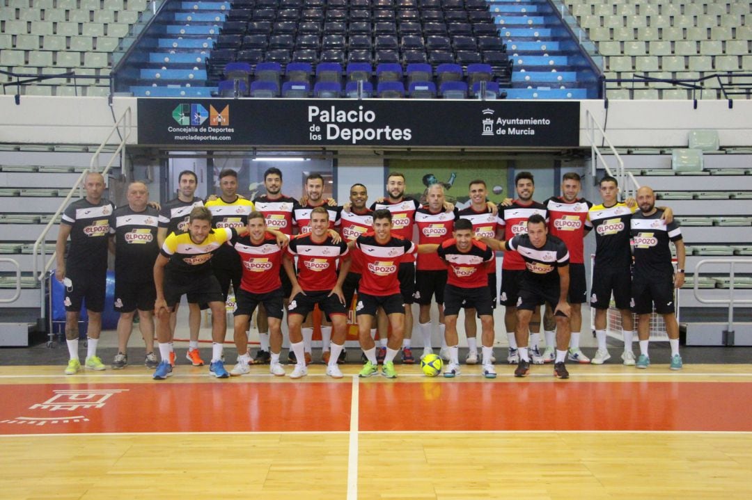 Imagen del primer día de entrenamientos de ElPozo Murcia