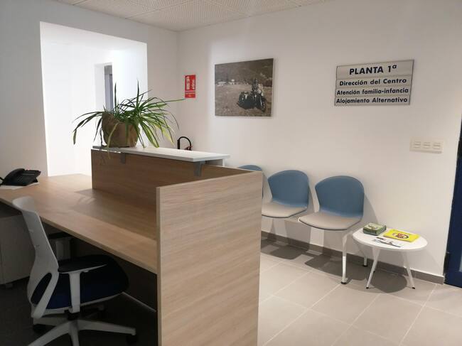 Cada planta cuenta con un espacio de recepción