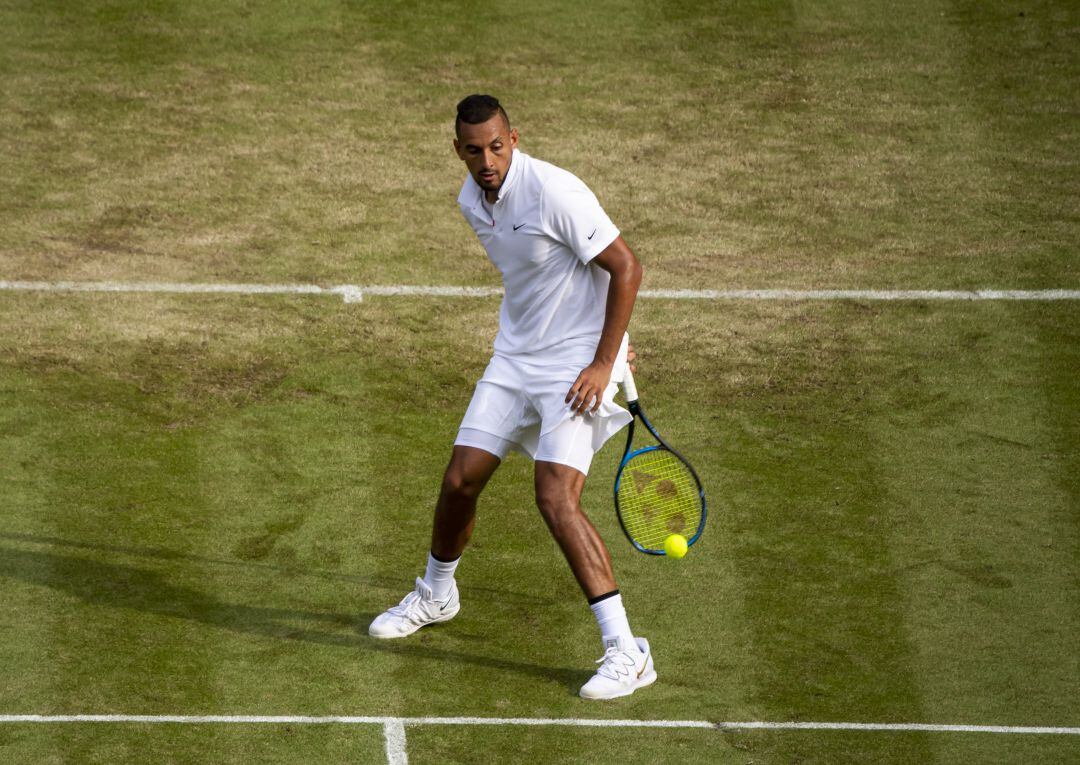 Nick Kyrgios en Wimbledon.