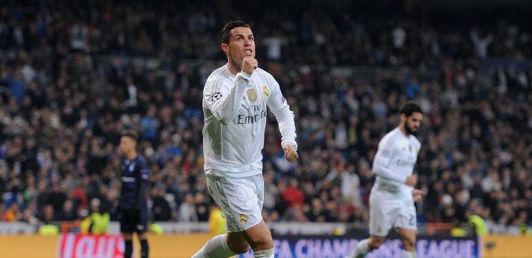 Cristiano Ronaldo celebra uno de los goles ante el Malmoe.