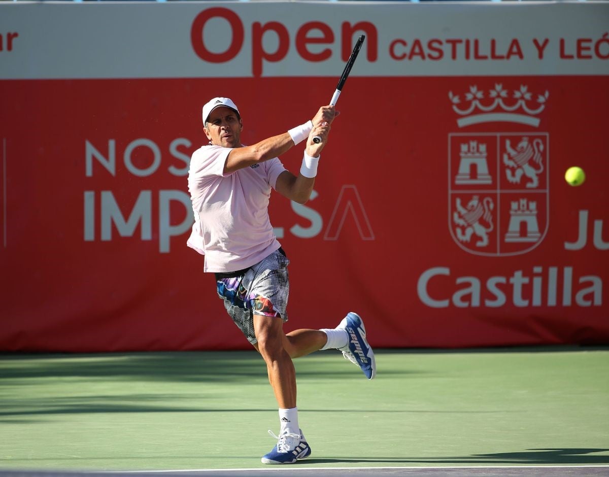 Fernando Verdasco en el Open de tenis de El Espinar