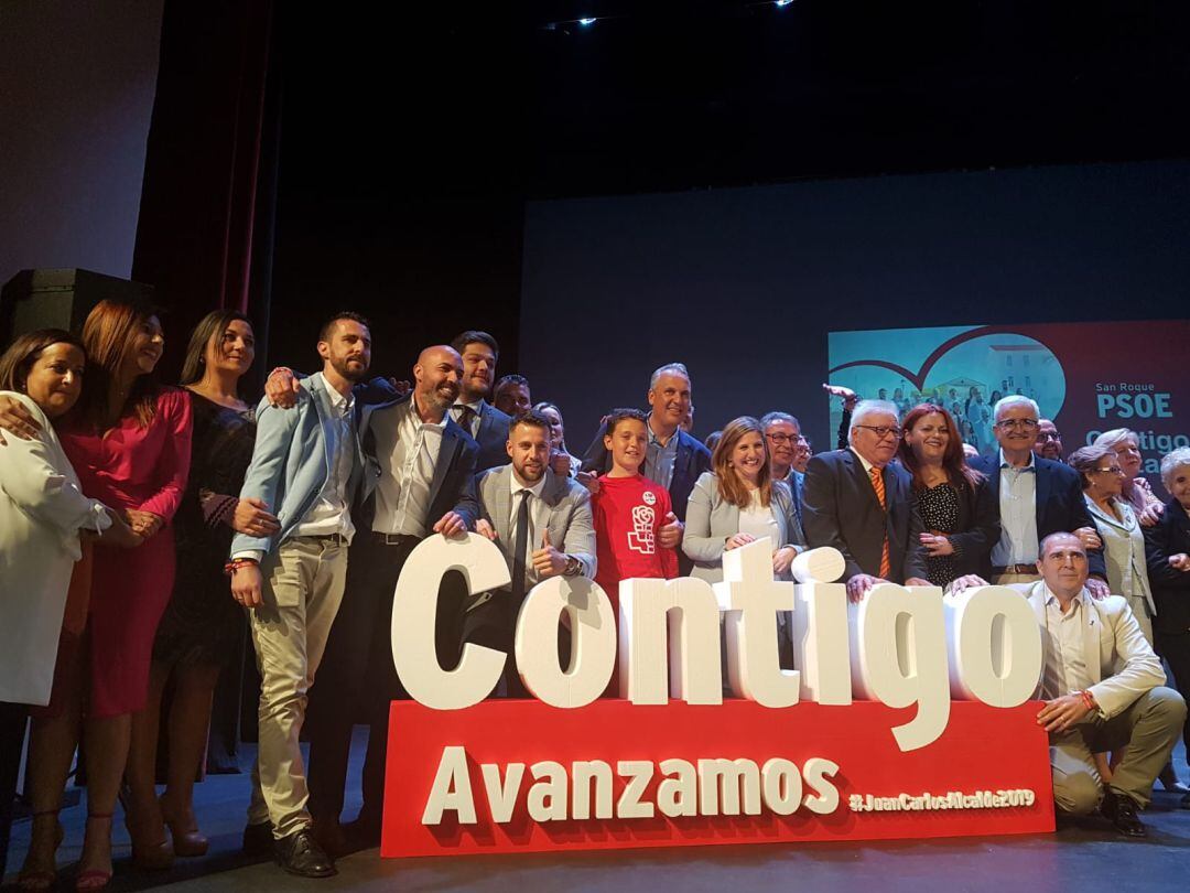 Presentación de la candidatura socialista al ayuntamiento de San Roque