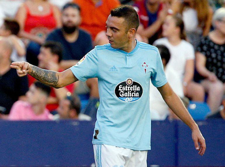 El delantero del Celta Iago Aspas.